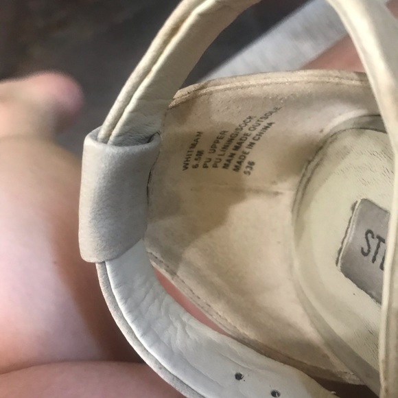 Steve Madden Whitman Platforms Bone Nubuck 6.5 - Picture 7 of 7